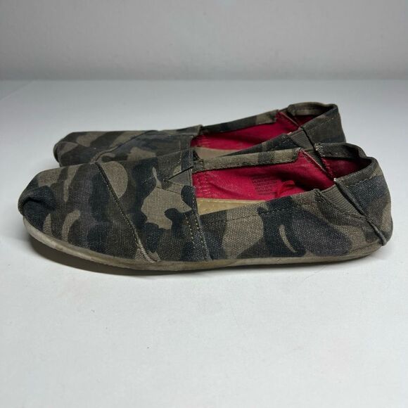 Faded glory Shoes Womens Sz 8 Camo Flats Comfort Slip On Casual - Picture 5 of 9